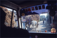 Car interior, Rangoon, Burma